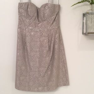 EUC Max & Cleo Silver/Gray Cocktail Drew Sz 6